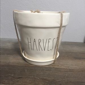 Rae Dunn Harvest Flower Pot Planter LL